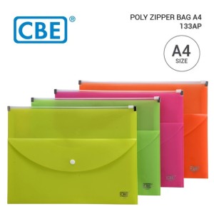 CBE 133AP POLY ZIPPER BAG  