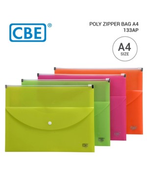 CBE 133AP POLY ZIPPER BAG  