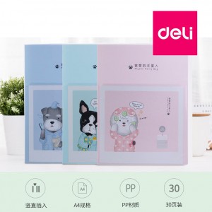 DELI 72552 A4 CLEAR BOOK 30 PAGES