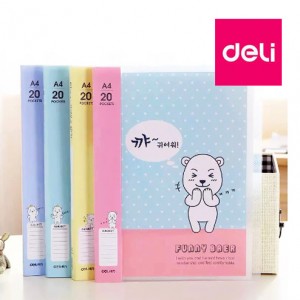 DELI 96151 A4 CLEAR BOOK 20 PAGES