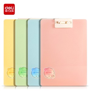 DELI PE107 A4 CLIPBOARD (JELLY COLOR)