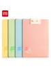 DELI PE107 A4 CLIPBOARD (JELLY COLOR)