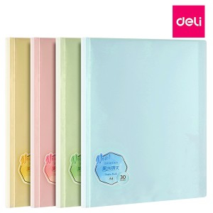 DELI PQ306 CLEAR BOOK