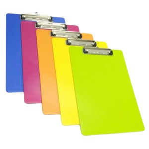 FQ8038D A4 CLIP BOARD (SOLID COL)    