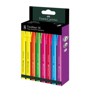 FABER CASTELL 157778 TEXTLINER 38 HS 8S