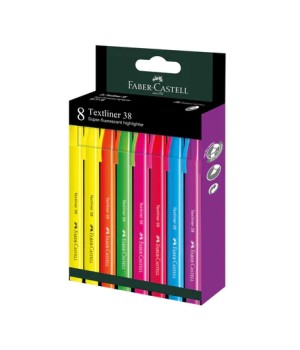 FABER CASTELL 157778 TEXTLINER 38 HS 8S