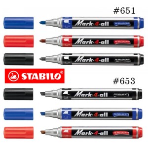 STABILO 651 653 PERMANENT MARKER