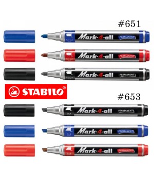 STABILO 651 653 PERMANENT MARKER