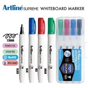 ARTLINE EPF-507 SUPREME WHITE BOARD MARKER SET    