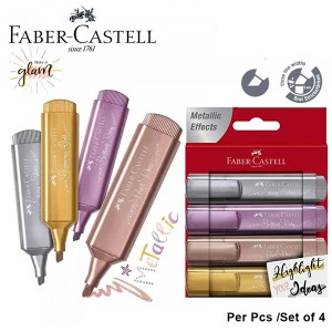 FABER CASTELL 154640 TEXTLINER 46 METALLIC 4S 