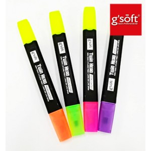 G'SOFT TWIN HEAD HIGHLIGHTER     