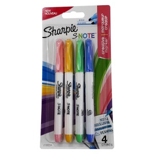 SHARPIE S-NOTE ASST 4S