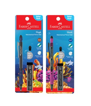 FABER CASTELL SHARK MECHANICAL PENCIL SET