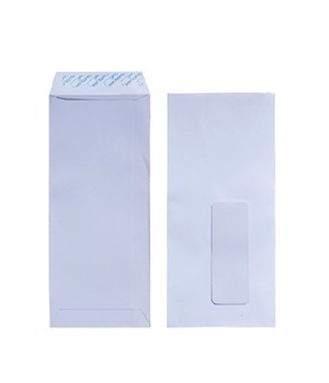 WP4496WPS WHITE WINDOW ENVELOPE  