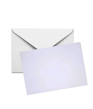 8S7654  WHITE ENVELOPE  