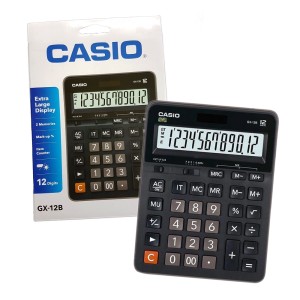 CASIO GX-12B-BK CALCULATOR 
