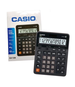 CASIO GX-12B-BK CALCULATOR 
