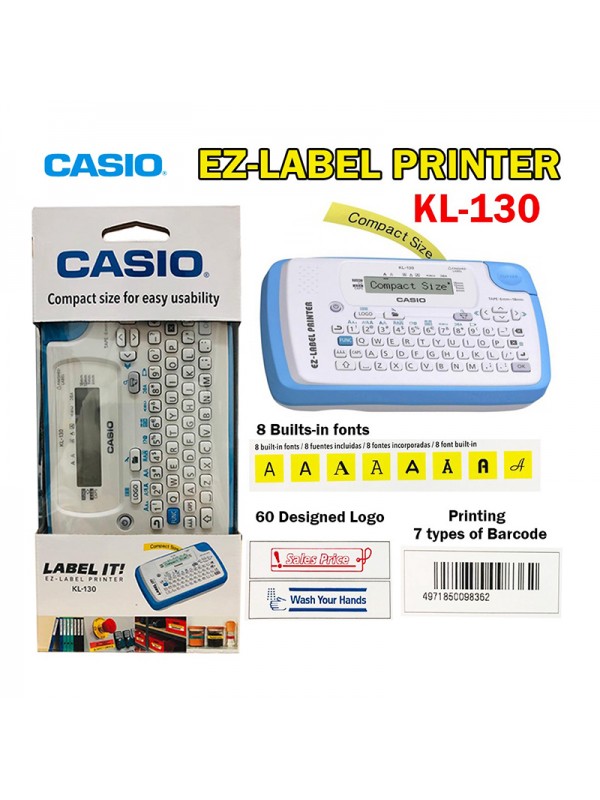 CASIO KL-130 LABEL PRINTER