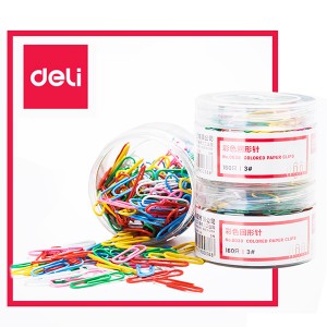 DELI 0038 COLORED PAPER CLIPS 