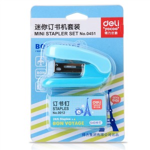 DELI 0451 MINI STAPLER SET NO.3 