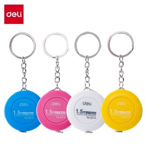 DELI 8214 PLASTIC 1.5m TAPE MEASURE