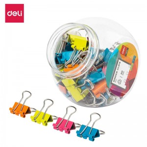 DELI COLOUR BINDER CLIPS     