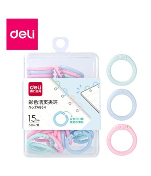 DELI COLOR BINDER RING