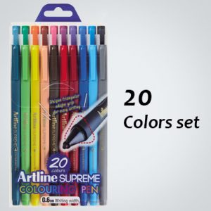 ARTLINE EPFS-210/20W SUPREME COLOUR PEN SET   