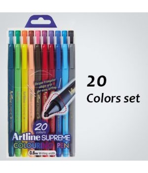 ARTLINE EPFS-210/20W SUPREME COLOUR PEN SET   