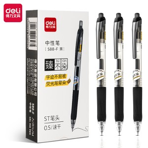 DELI S88-F GEL PEN 0.5 (BLACK)