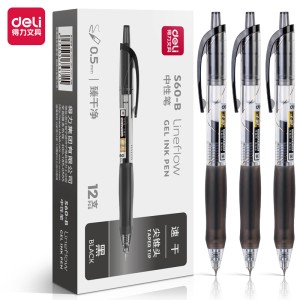 DELI S60 GEL PEN 0.5 (BLACK)