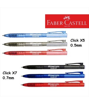 FABER CASTELL 1422 CLICK X7 BALL PEN 0.7  
