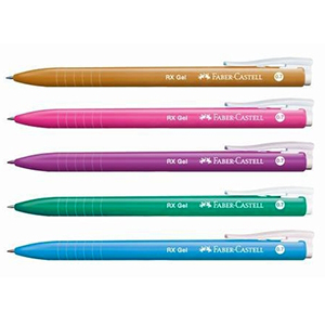 FABER CASTELL RX GEL PEN 0.7 (COLOUR)    