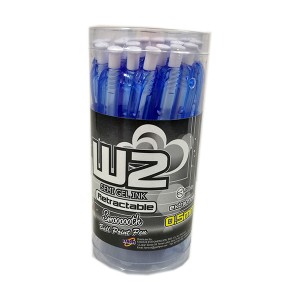 G'SOFT W2 BALLPEN 0.5mm (DRUM) - BLUE