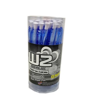 G'SOFT W2 BALLPEN 0.5mm (DRUM) - BLUE