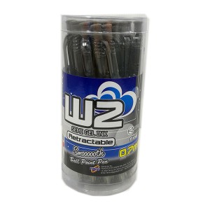 G'SOFT W2 BALLPEN  0.7mm (DRUM) - BLACK