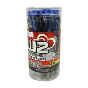 G'SOFT W2 BALLPEN  1.0mm (DRUM) - BLUE