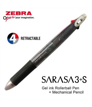 ZEBRA SARASA 3+S SJ3 GELPEN + MECHANICAL PENCIL