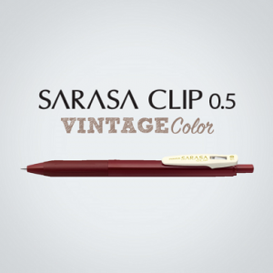 ZEBRA SARASA CLIIP GEL PEN 0.5-VINTAGE   