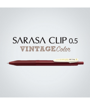 ZEBRA SARASA CLIIP GEL PEN 0.5-VINTAGE   