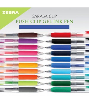 ZEBRA SARASA CLIP GEL PEN 1.0   