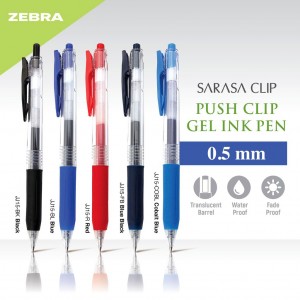 ZEBRA SARASA CLIP GEL PEN 0.5  