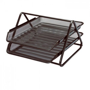 2 TIER WIRE METAL TRAY 