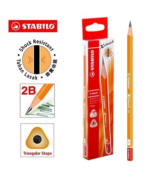 STABILO 286/12 X-SHOCK 2B PENCIL